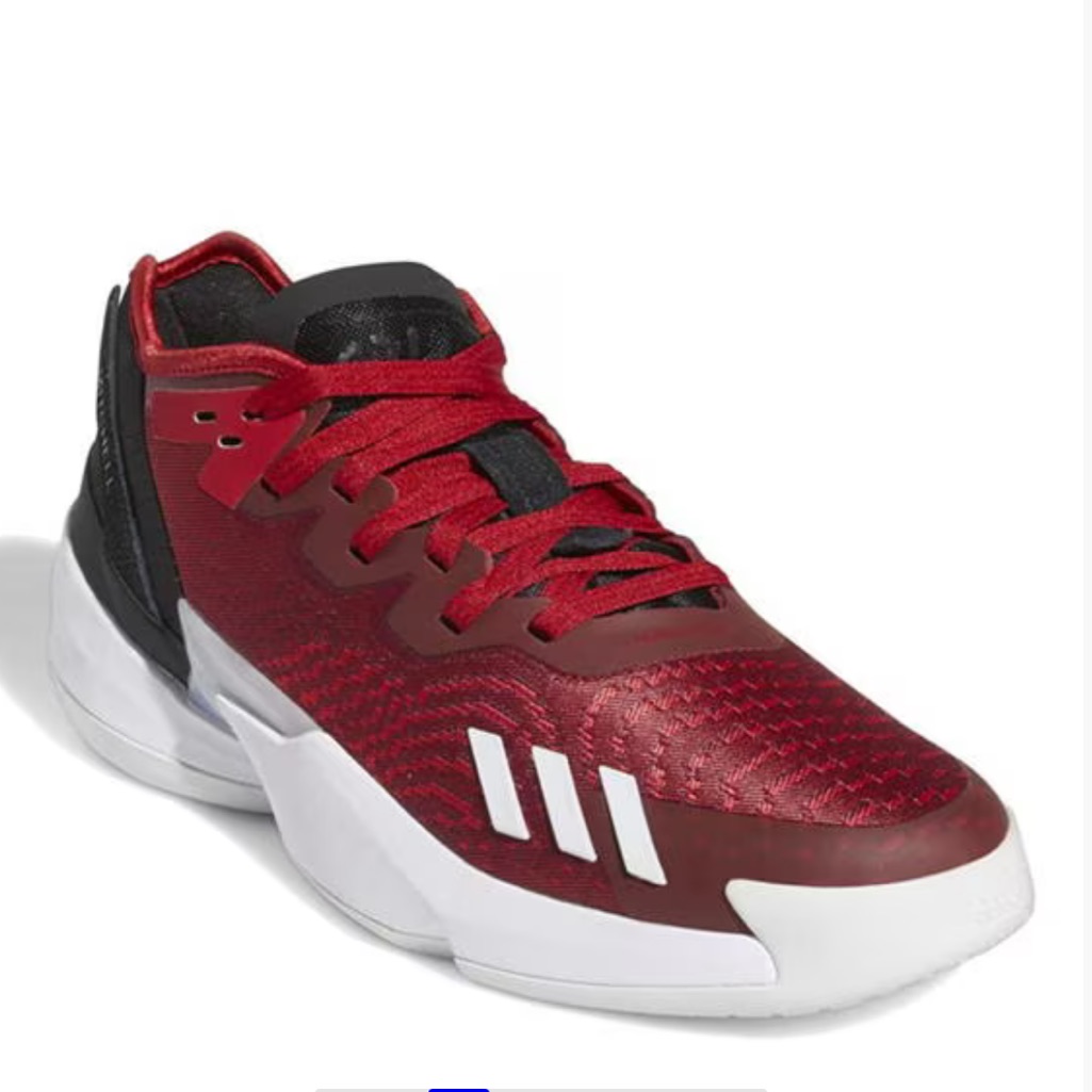 New Adidas D.O.N. Mitchell Lightstrike Red/Black Athletic Sneakers